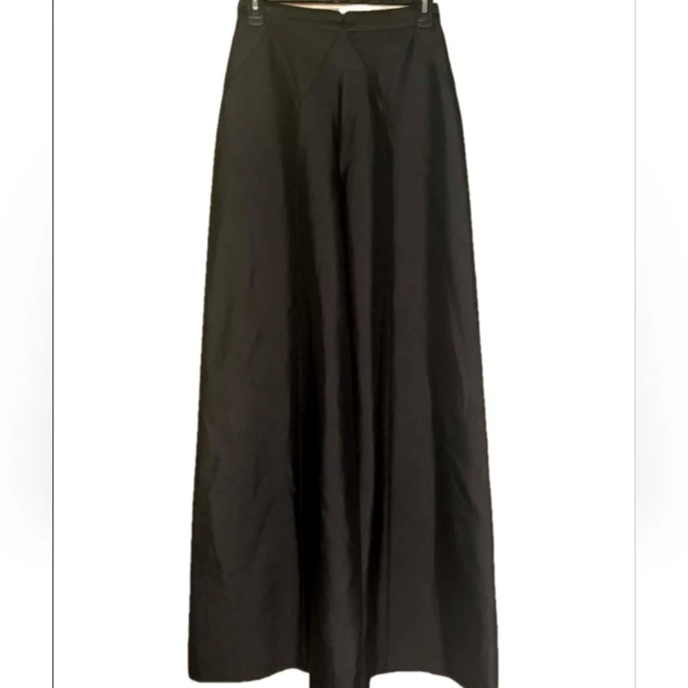 Julianna Bass Women's Elegant Black Wide Leg Pants Size 2